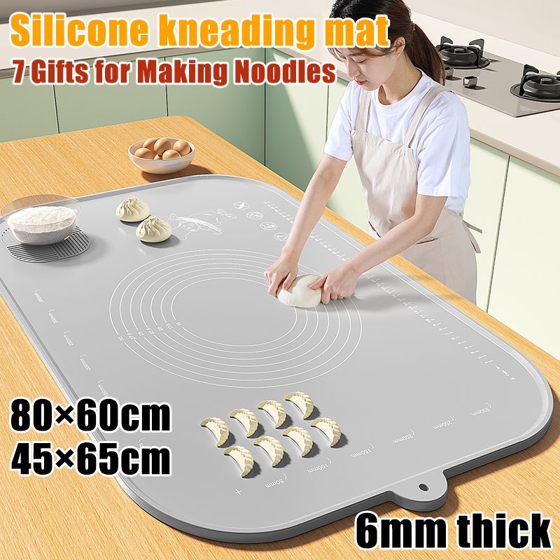 【SG】Food-grade thickened silicone kneading mat, dumpling wrapping mat ...