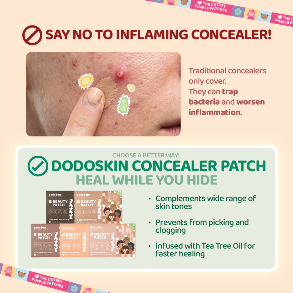 [CONCEALER SERIES] Dododots Pimple Patch - Dodoskin | 5 Shades ...