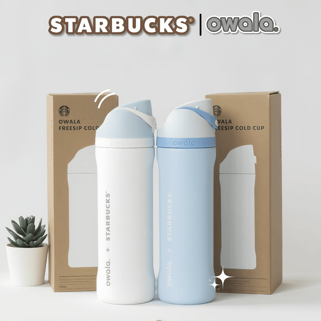 Owala x Starbucks FreeSip Insulated Water Bottle 24oz | Limited