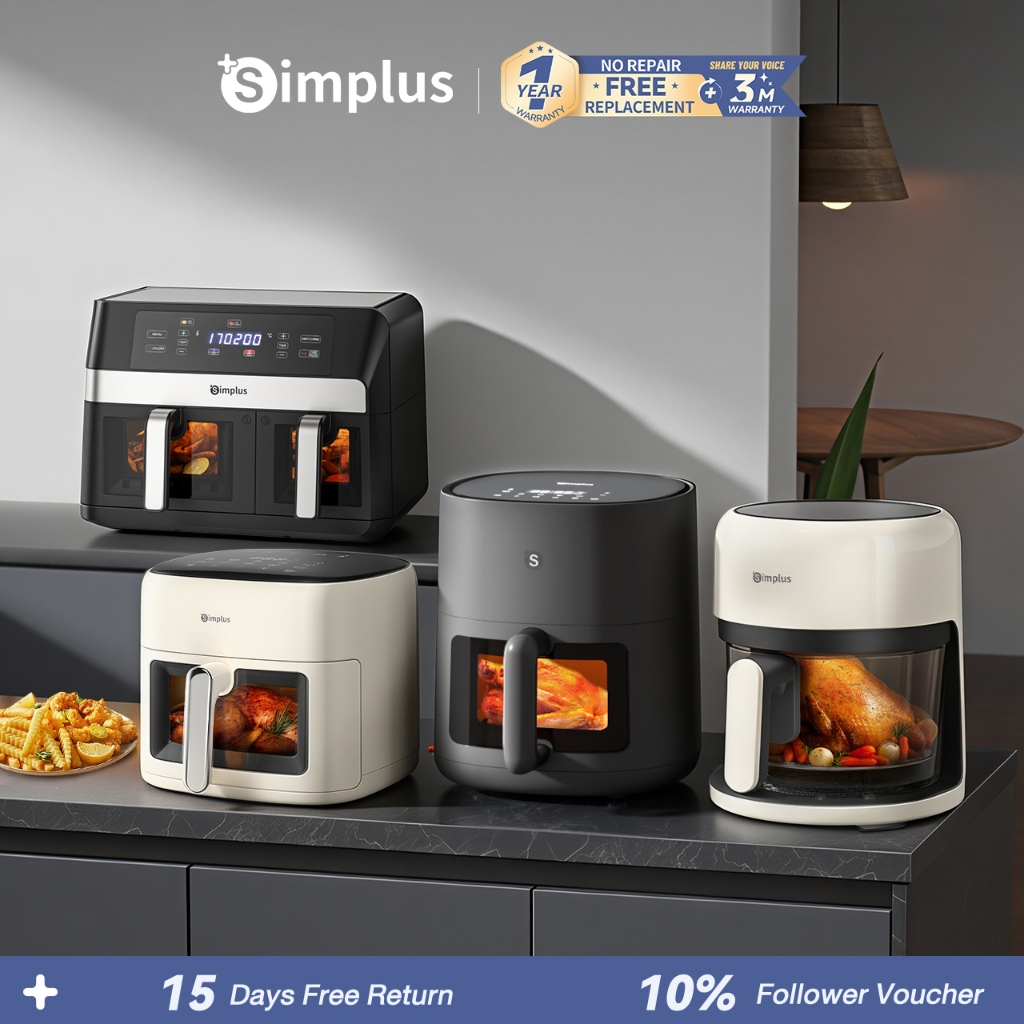 Simplus 13 in 1 Air Fryer | Fry, Grill, Bake...++ | Up to 90% Less Fat ...