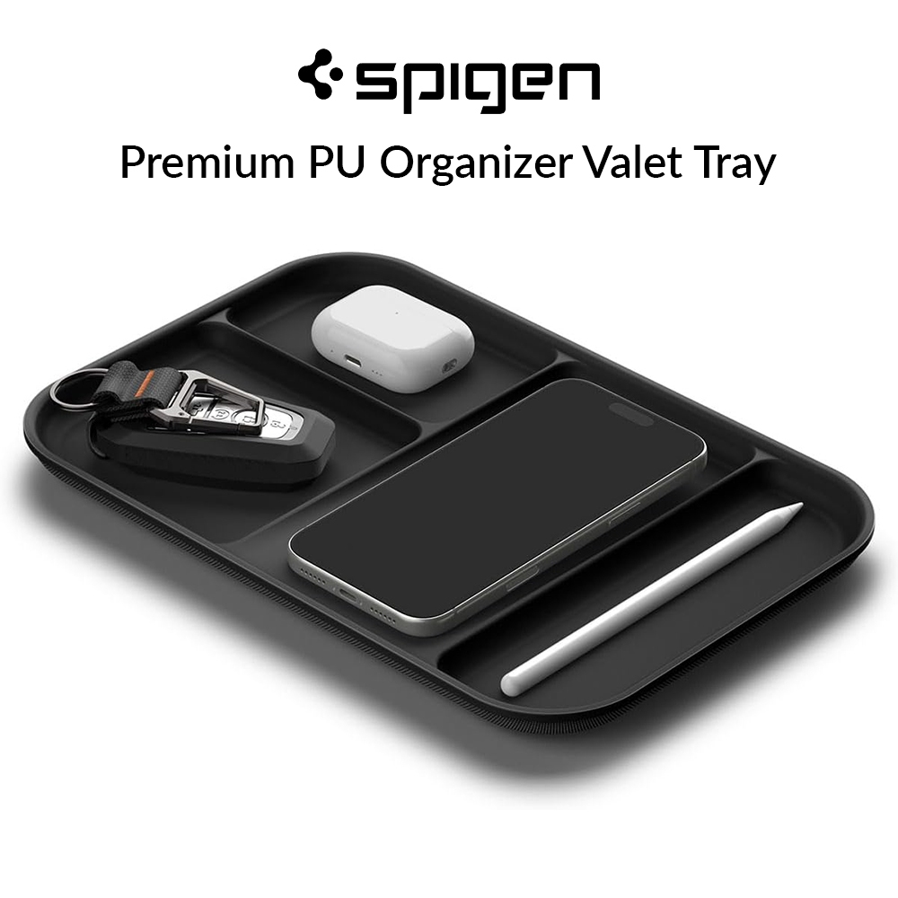 Spigen Modern Valet Tray Premium PU Storage Tray Organiser for Key ...