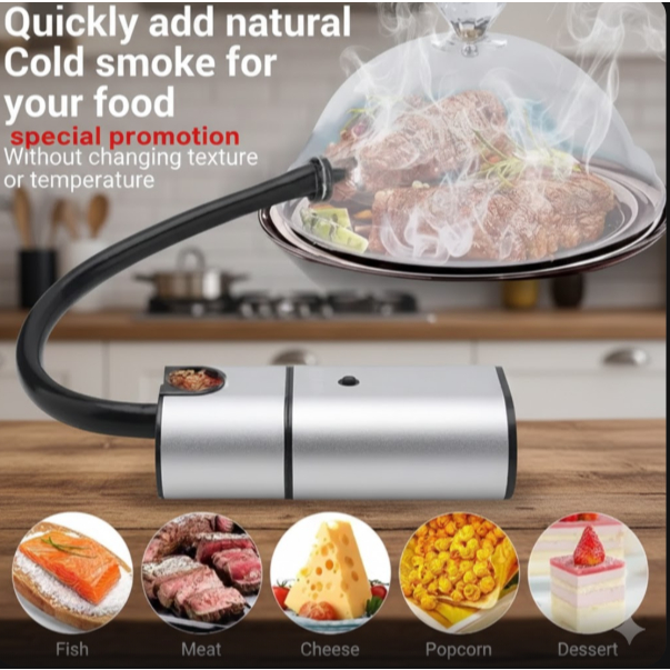 [SG Stock] Portable Food Smoker Infuser Handheld Cold Smoking Gun for ...