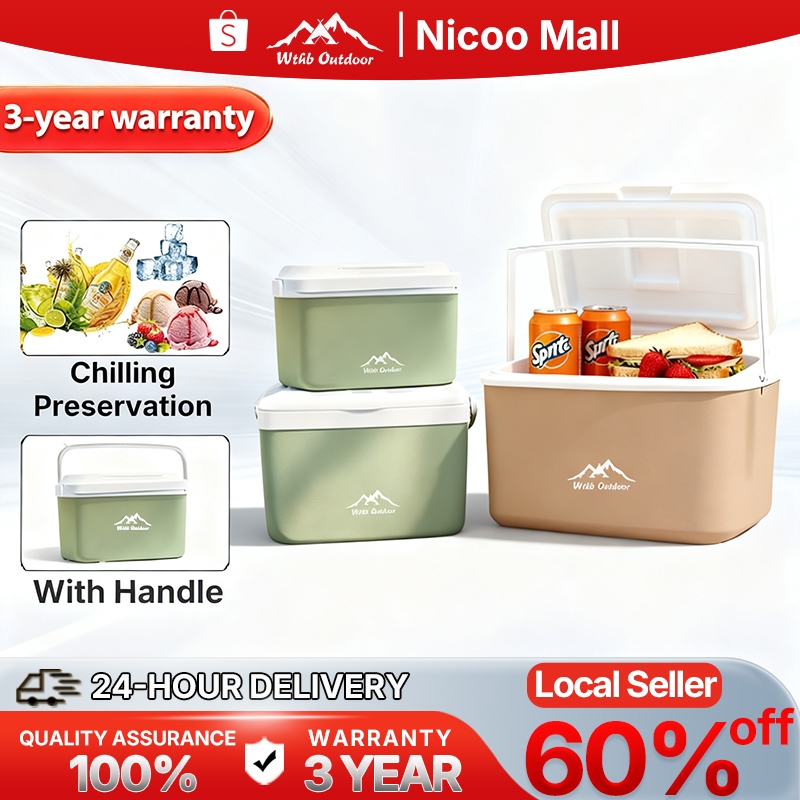 [NICOO] Cooler Box 6L-16L-30L Beer Chiller Drink Cooler For Outdoor ...