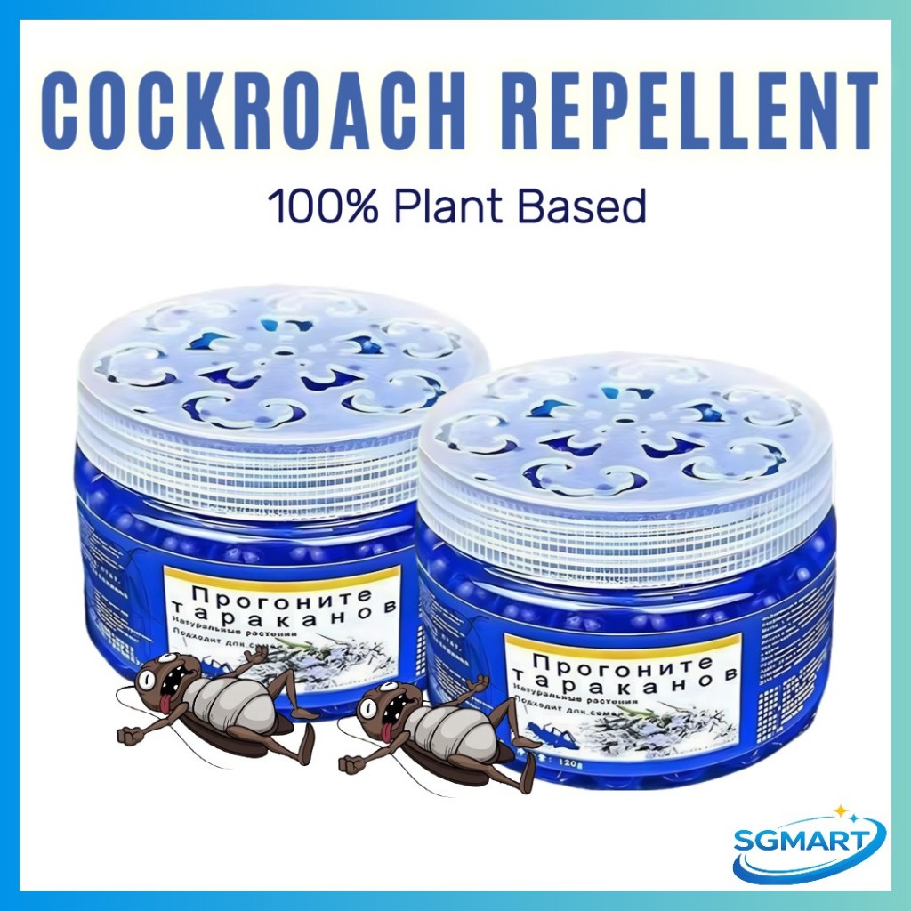 100% Plant Based Cockroach Repellent Gel Indoor Insect Repellent ...