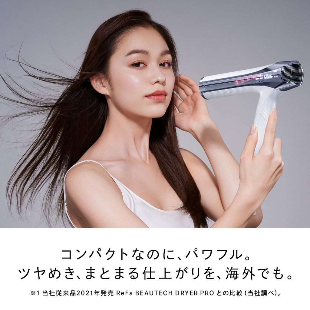 ReFa BEAUTECH DRYER SMART W Hair Dryer – Compact & Foldable