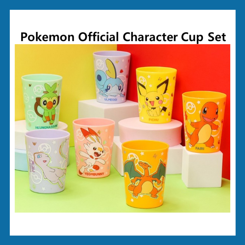 Pokemon Official Character Cup Sets of 2 Choices | BPA-Free Kids ...