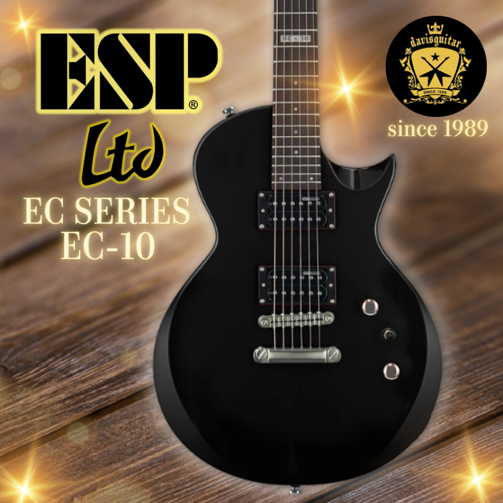 ESP LTD EC-10 Gloss Black Electric Guitar with gig bag | Shopee Singapore
