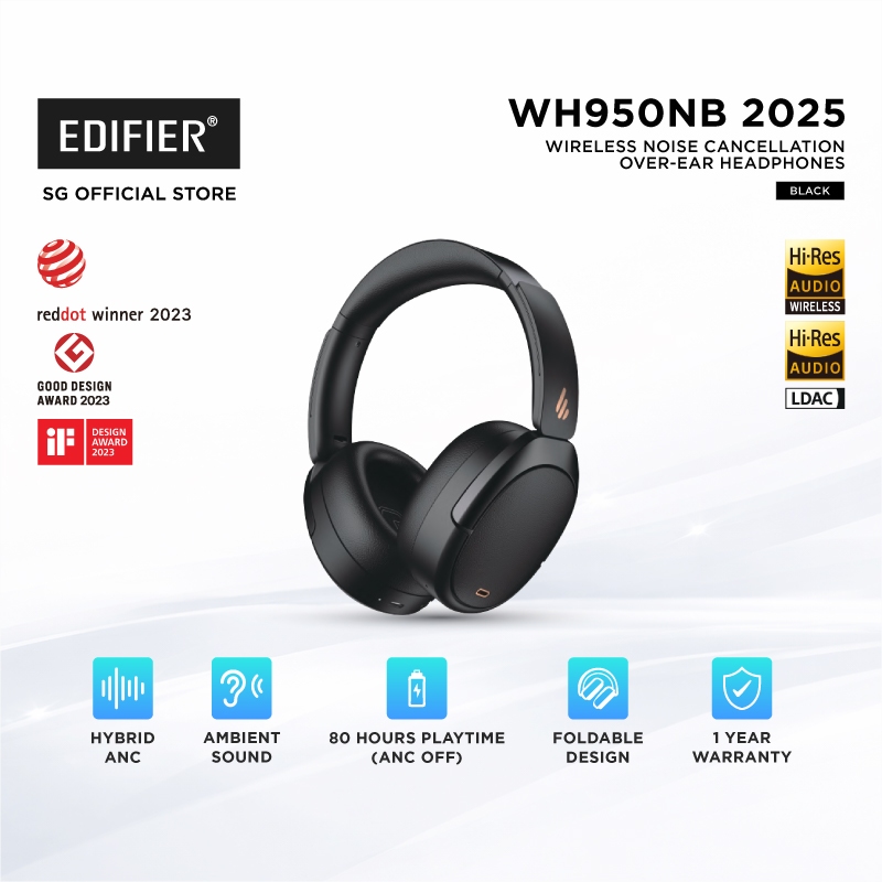 Edifier WH950NB Active Noise Cancellation Hi-Res Wireless