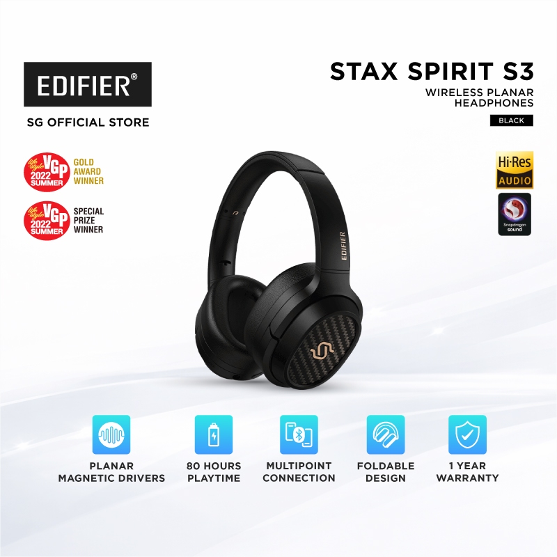 Edifier STAX SPIRIT S3 Planar Wireless Over-Ear Headphones - Qualcomm ...