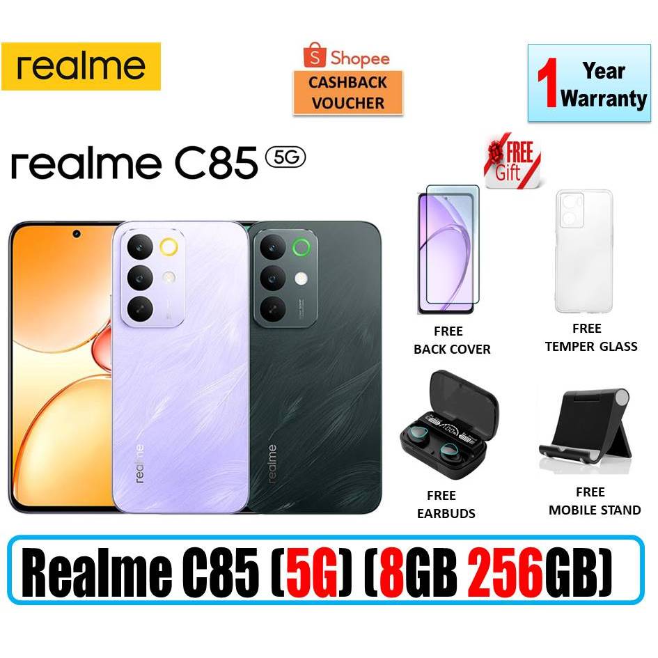 REALME C85 (5G) | 8+16GB 256GB | Local Set 2 Year REALME Warranty