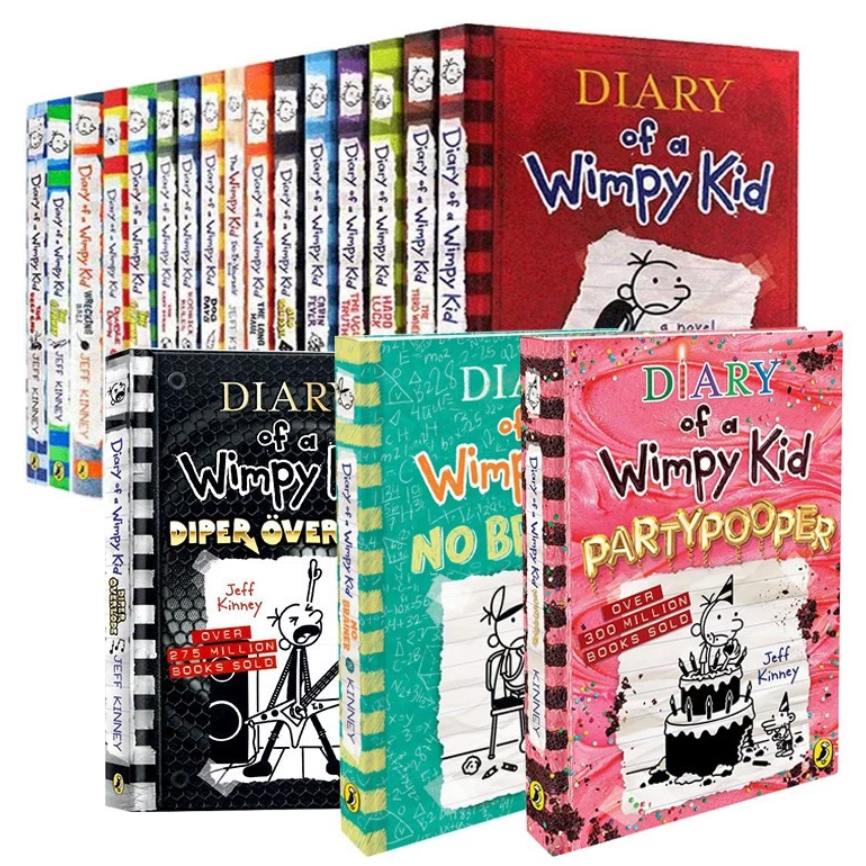 SG] 2026 Latest 25 books set New Diary of a Wimpy Kid by Jeff