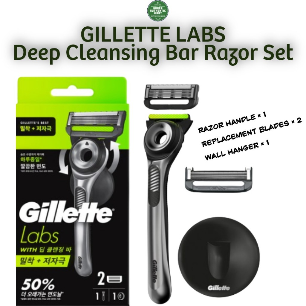 [Gillette Labs x Son Heung-Min] Deep Cleansing Bar Razor Set, Razor ...