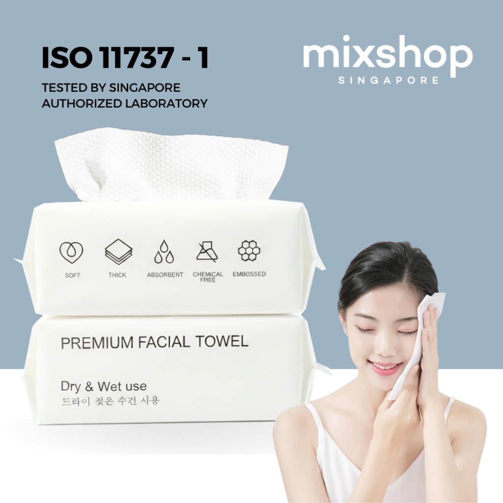 mixshop Disposable Facial Towel, Makeup Remover Tissue, Towel, Large ...