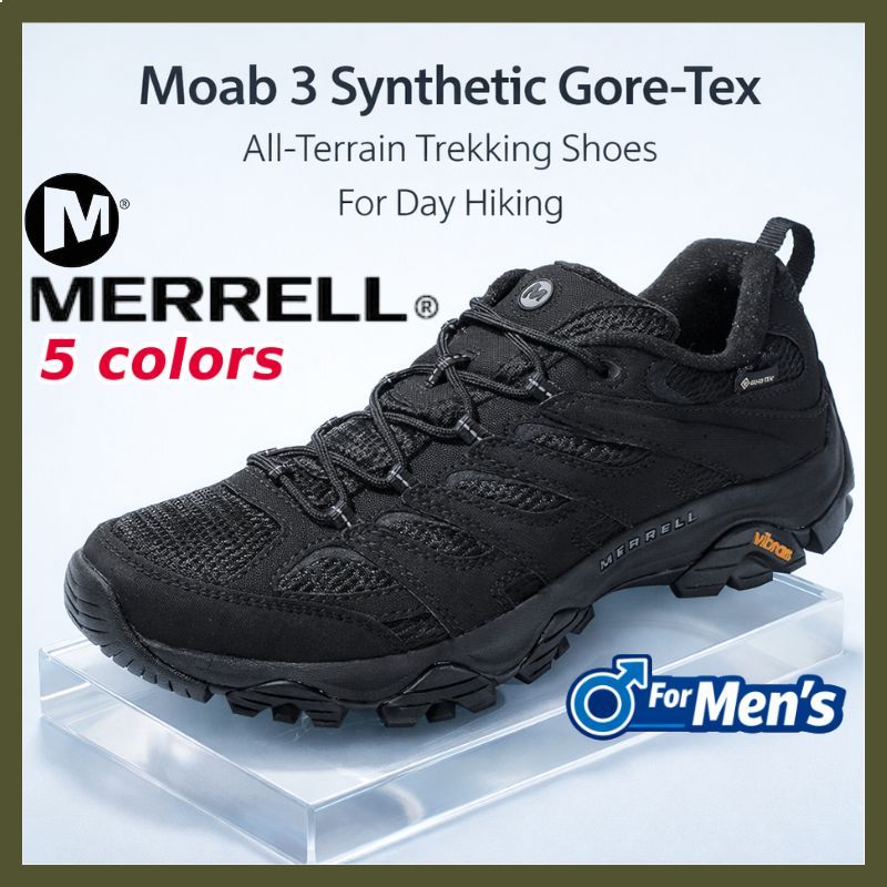 Merrell Men's Moab 3 Synthetic Gore-Tex Hiking Shoes | Shopee