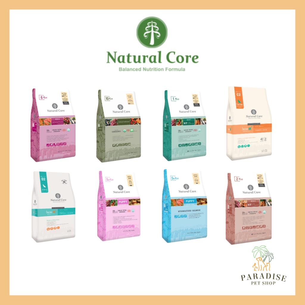 Natural Core ECO Organic Formula Dry Dog Food (1kg / 2kg) | Shopee ...