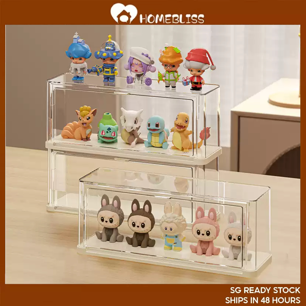 Stackable Popmart Display Box Acrylic Display Case for Figurine Display ...