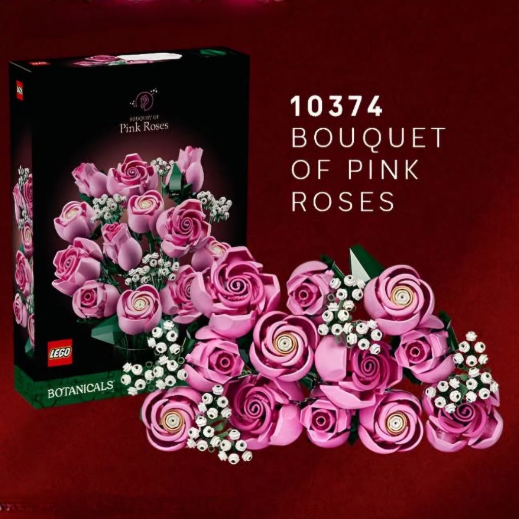LEGO Botanicals 10374 Bouquet of Pink Roses | Shopee Singapore
