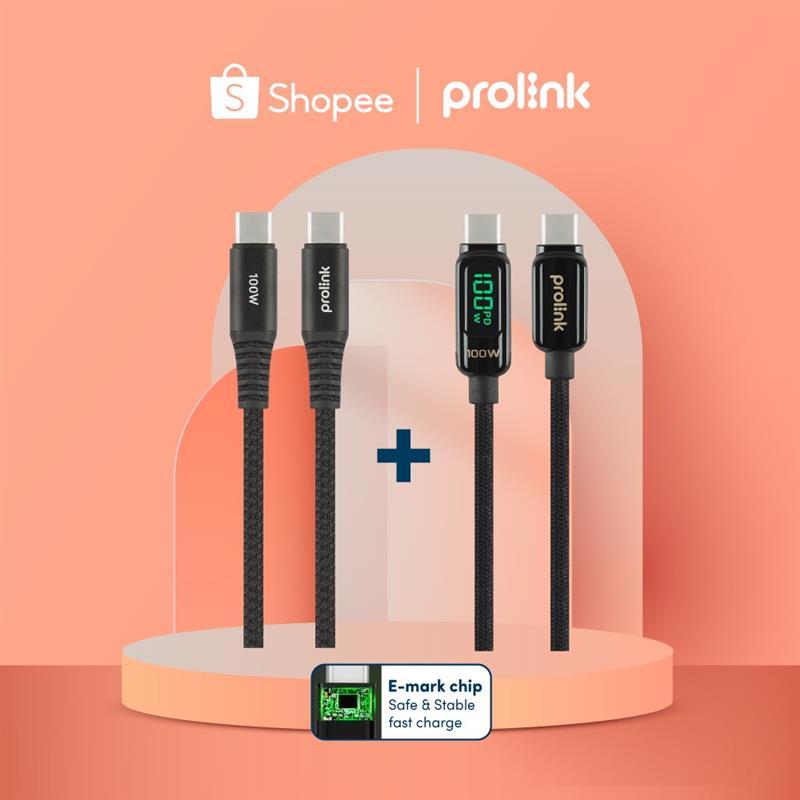 Prolink Brand Box x Fast-charging USB Cable (For laptop/ Smartphones ...