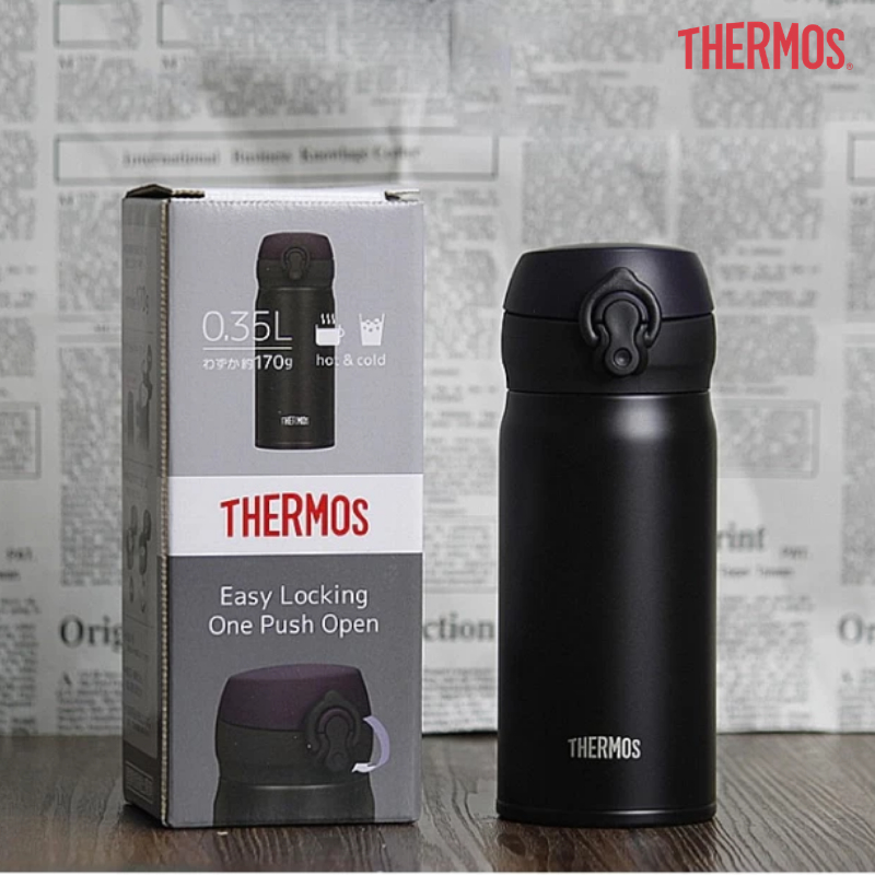 Thermos® JNL-352 Stainless Steel Vacuum Insulated One-Push Bottle 350ml photo 5