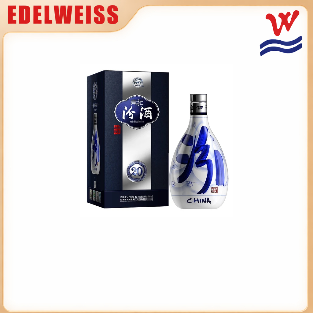 Qinghua Fenjiu 42% 500ml Light Aroma Chinese Baijiu | Premium