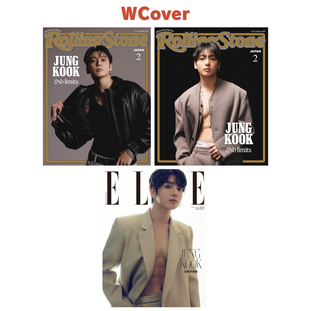 Brand-New Jung Kook Japan Magazine Covers – Rolling Stone Japan Vol.33 ...