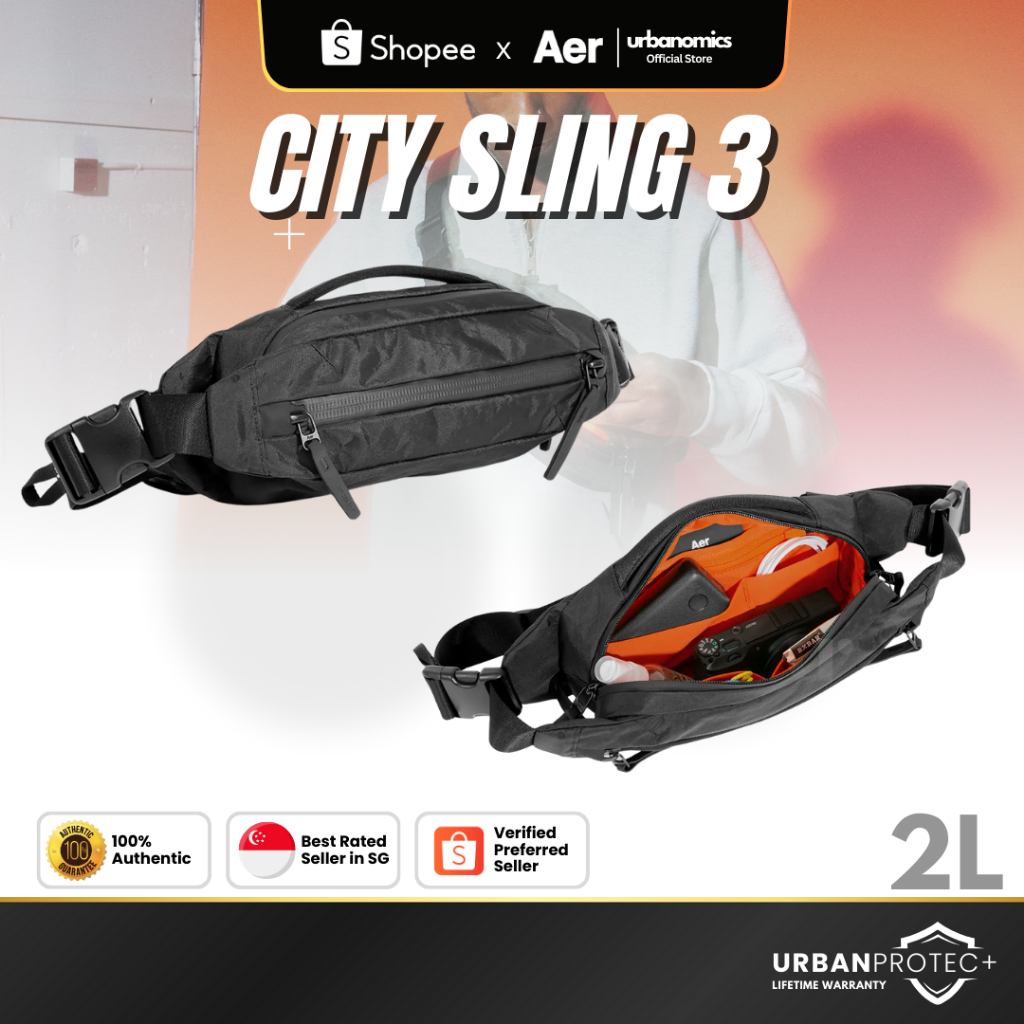 Authentic Aer City Sling 3 X-Pac (2L) | EDC | Casual Men