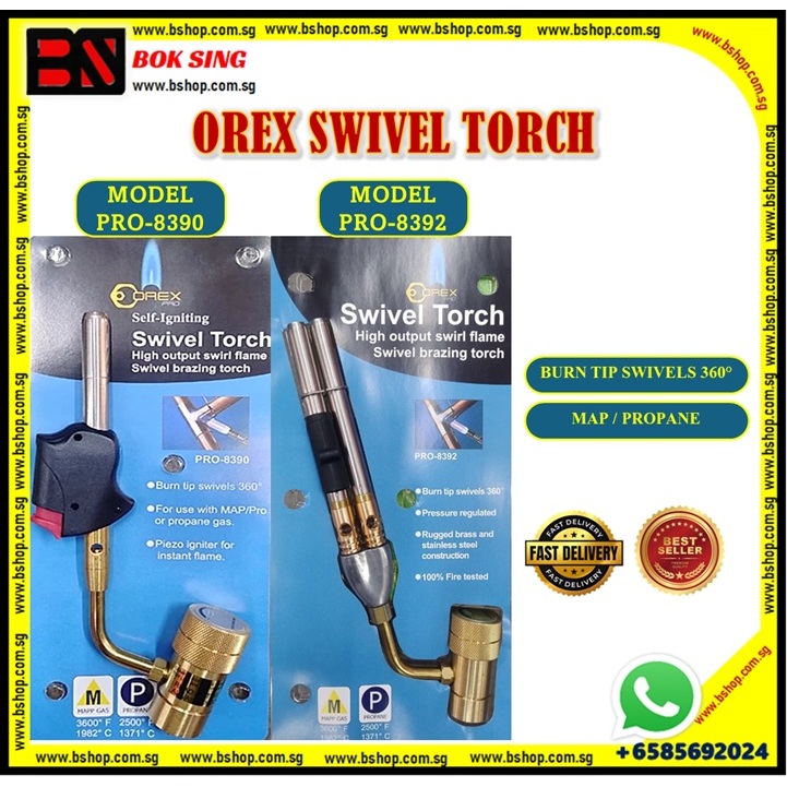 OREX SWIVEL TORCH/GAS WELDING TORCH/SINGLE BURNER TUBE/DOUBLE BURNER ...