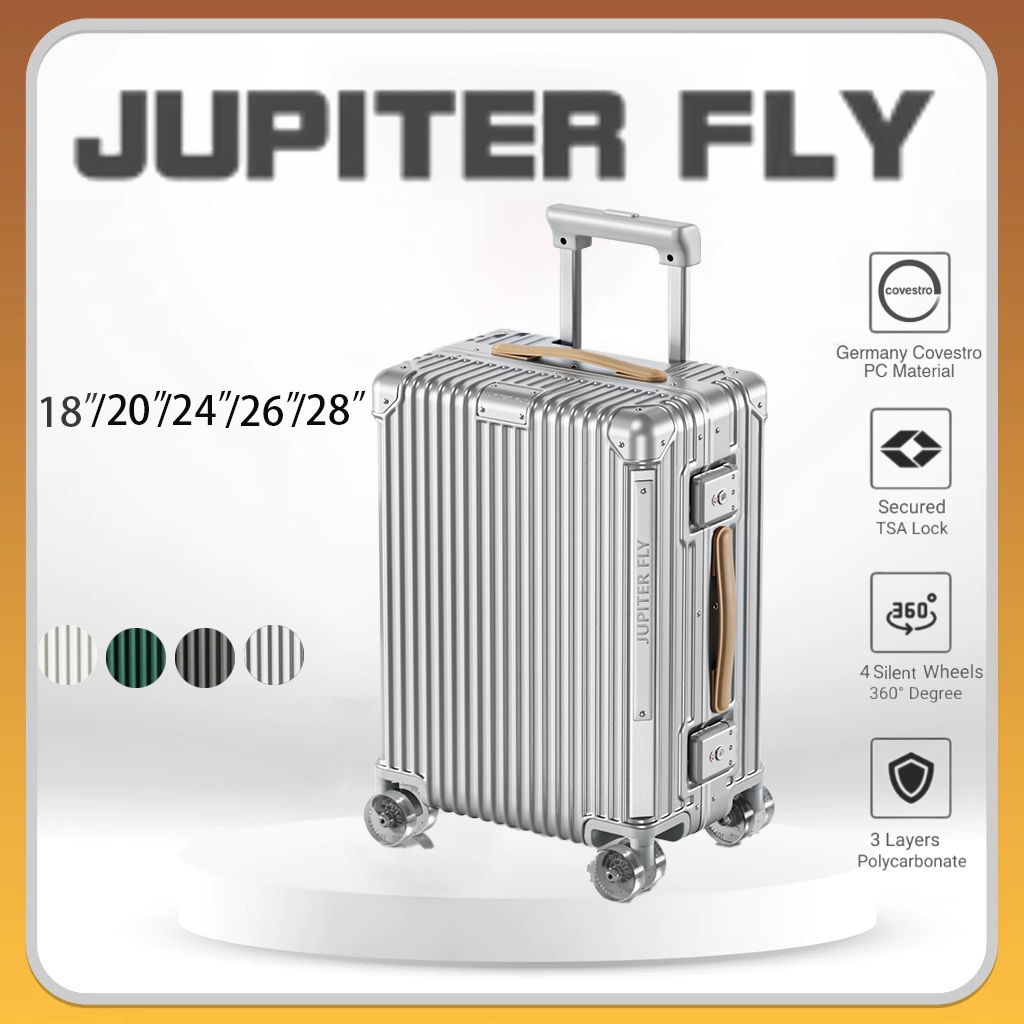 SG】JUPITER FLY Boarding Luggage Extra Large Capacity Suitcase 360