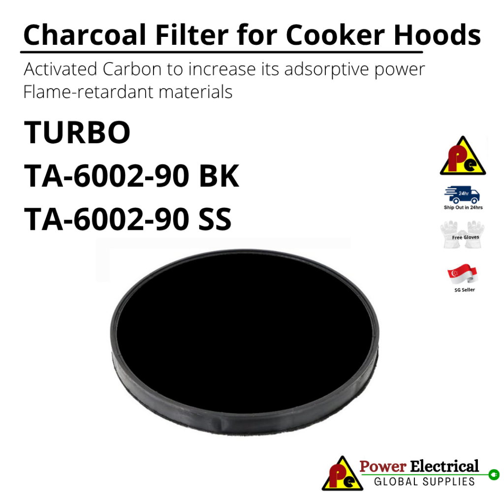 TURBO Filter TA-6002-90 BK | TA-6002-90 SS | TA 6002 90 Cooker Hood ...