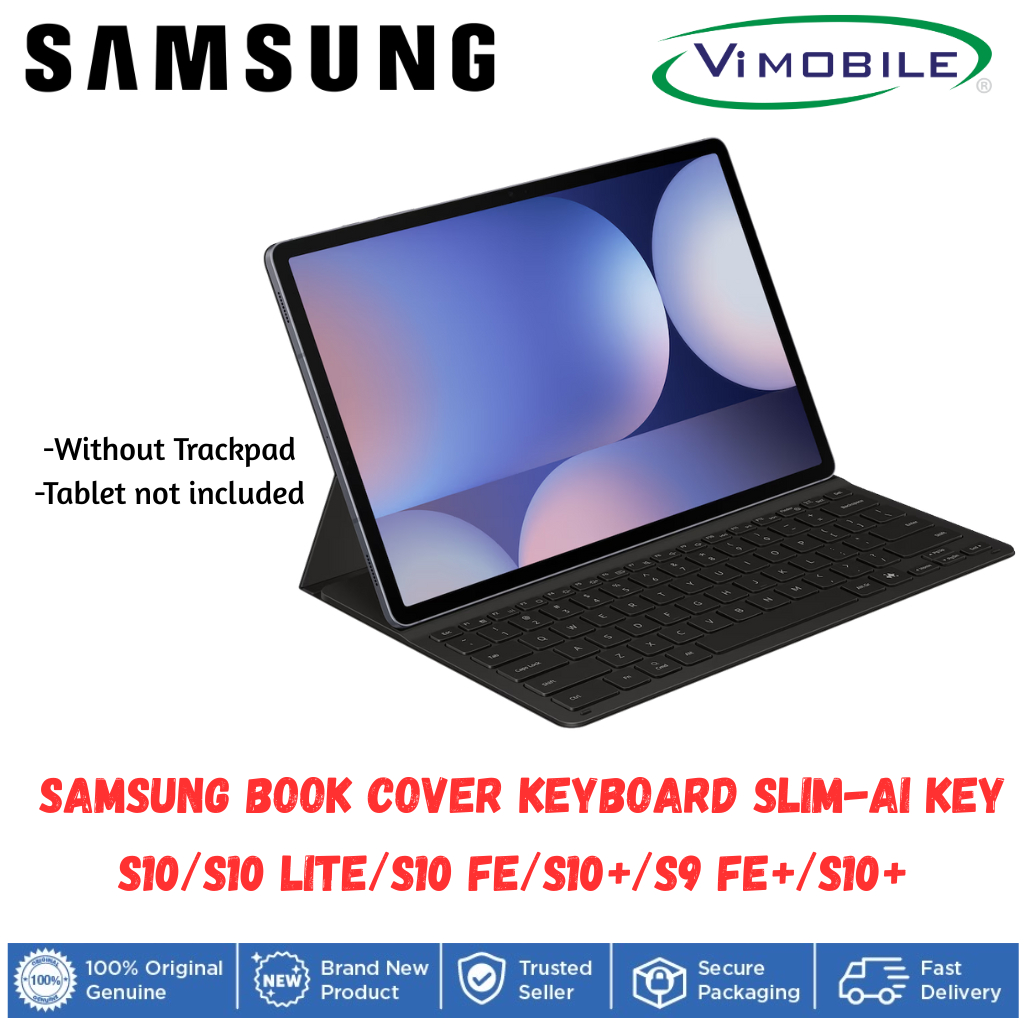 Samsung Book Cover Keyboard Slim AI Key (Without Trackpad