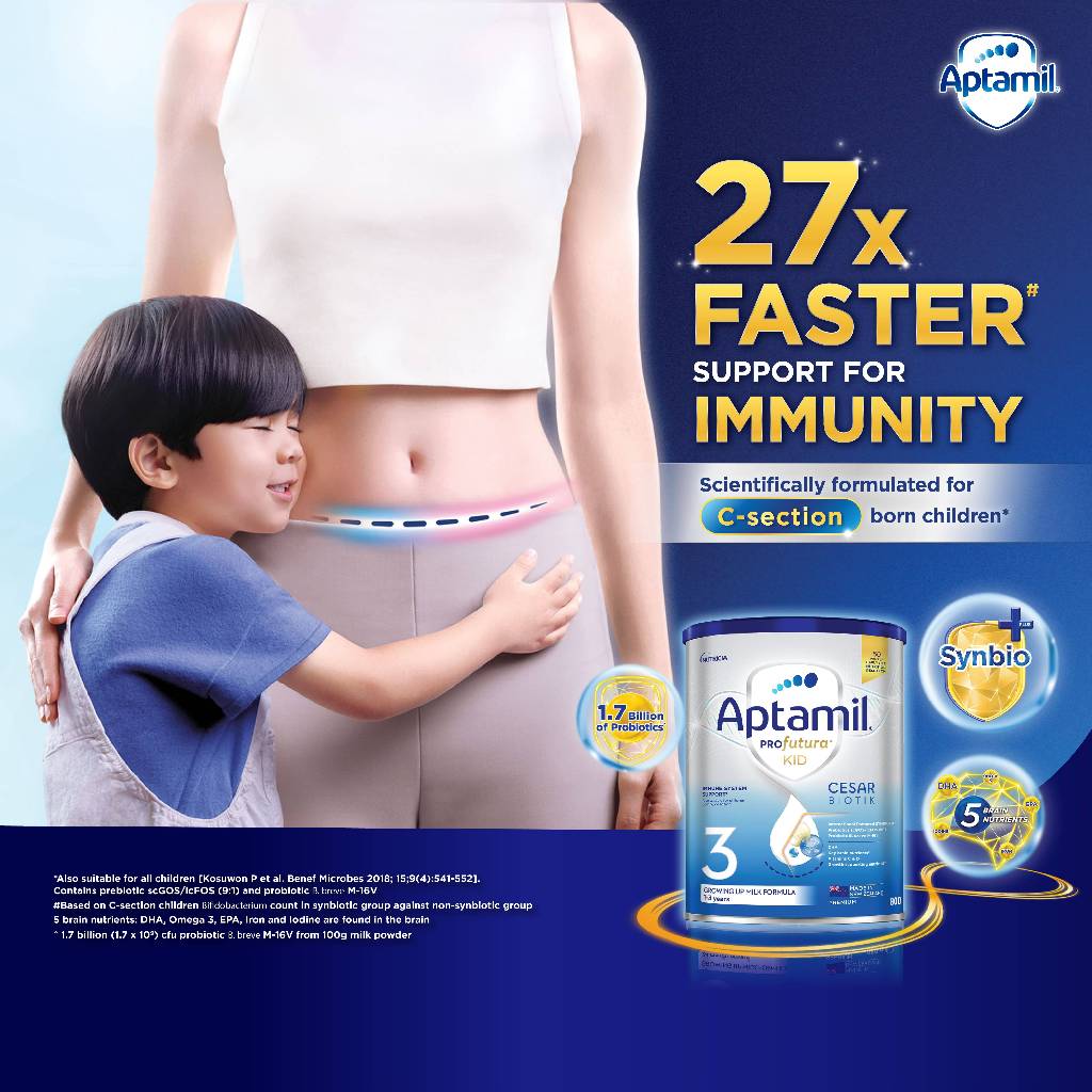 Aptamil Profutura KID Cesarbiotik Stage 3 Growing Up Milk (800g