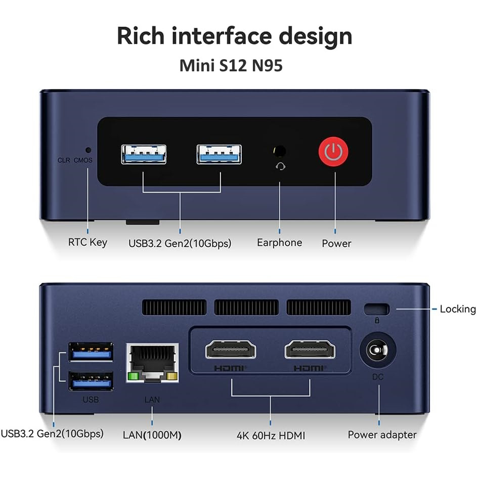Beelink med-range mini PC, Mini S12/S13 and EQR6 6600U | Shopee