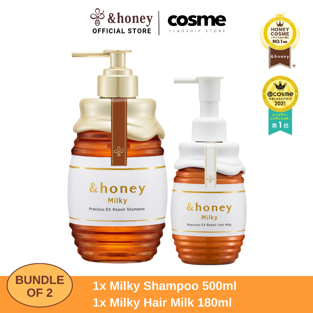 2PCS BUNDLE] &honey Deep Moist / Melty Moist / Sakura / Creamy