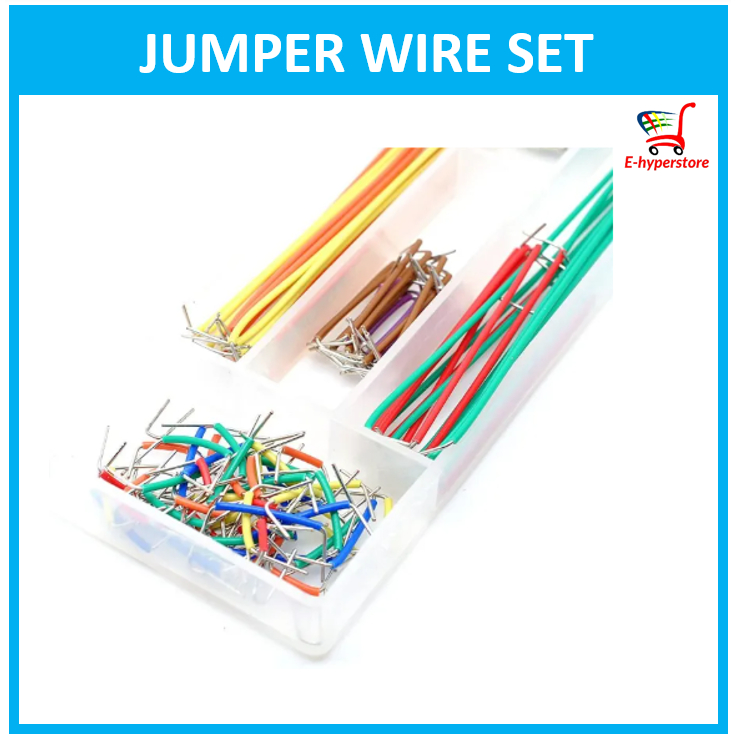140PCS Solderless Breadboard Jumper Wire Kit with Case U-Shape Jumper ...