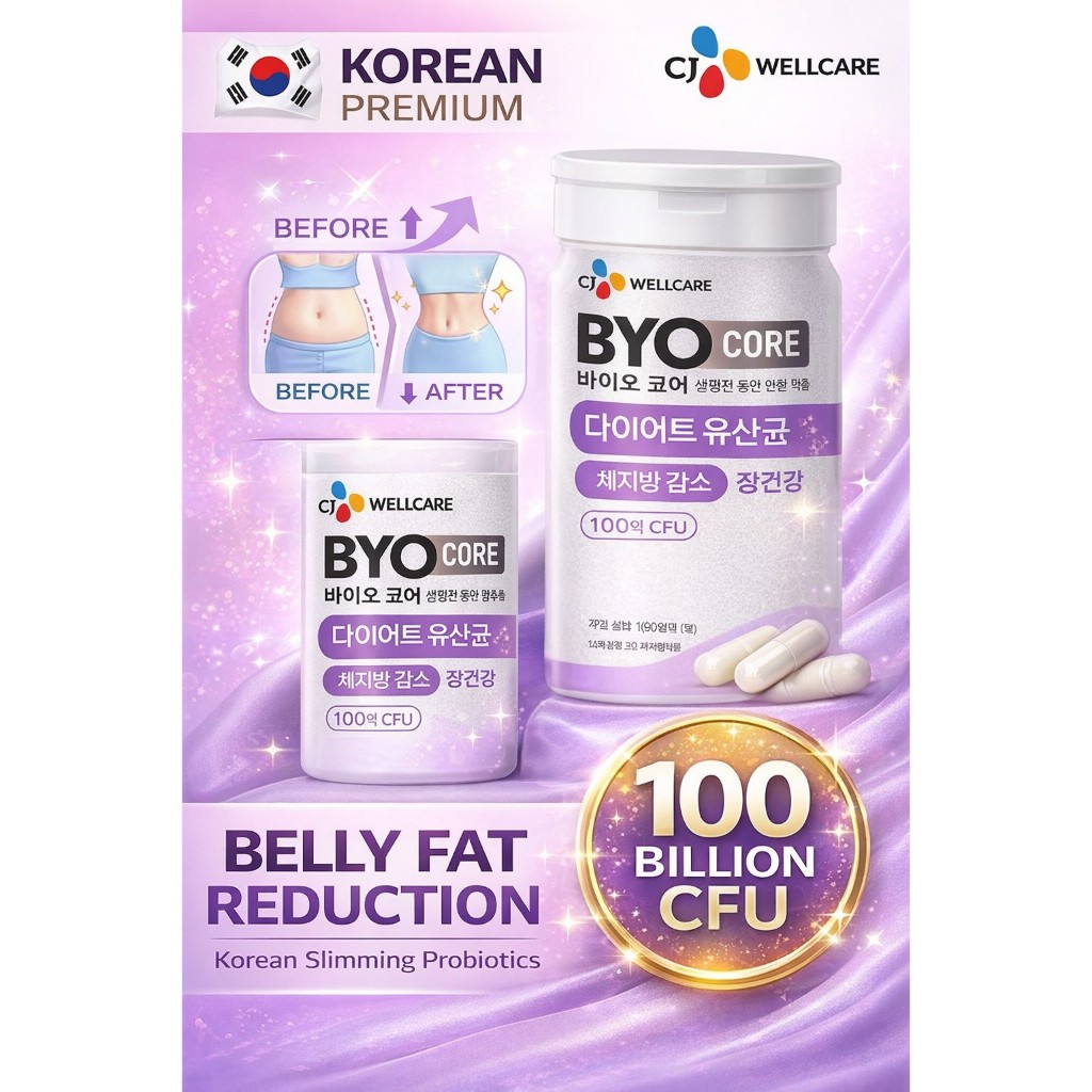 BYO Core Probiotics 100 Billion CFU | Korean Gut Balance Supplement ...