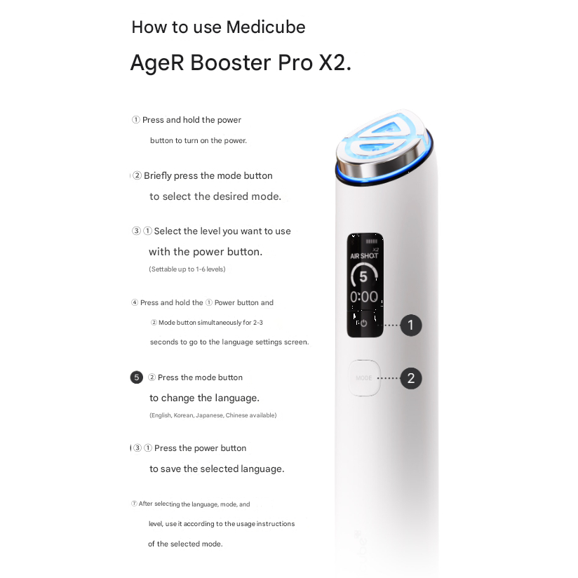 Medicube AGE-R Booster Pro X2 | Shopee Singapore