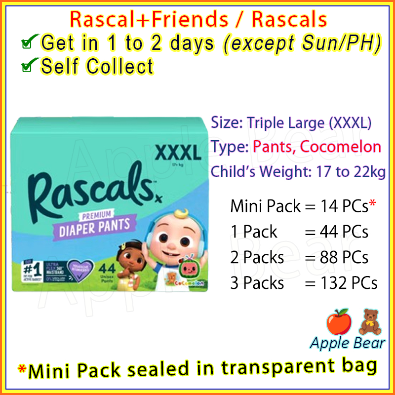 Rascal+Friends 🍎 Rascals RF Normal/Cocomelon Cartoon XXXL 3XL
