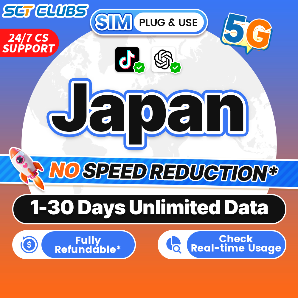 Japan SIM Card 5G High-Speed Internet 1-30Days Daily 300MB-5GB ...