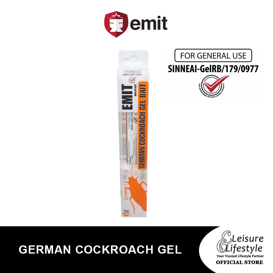 EMIT German Cockroach Gel Bait /Cockroach Killer 20g (Family of Golden ...
