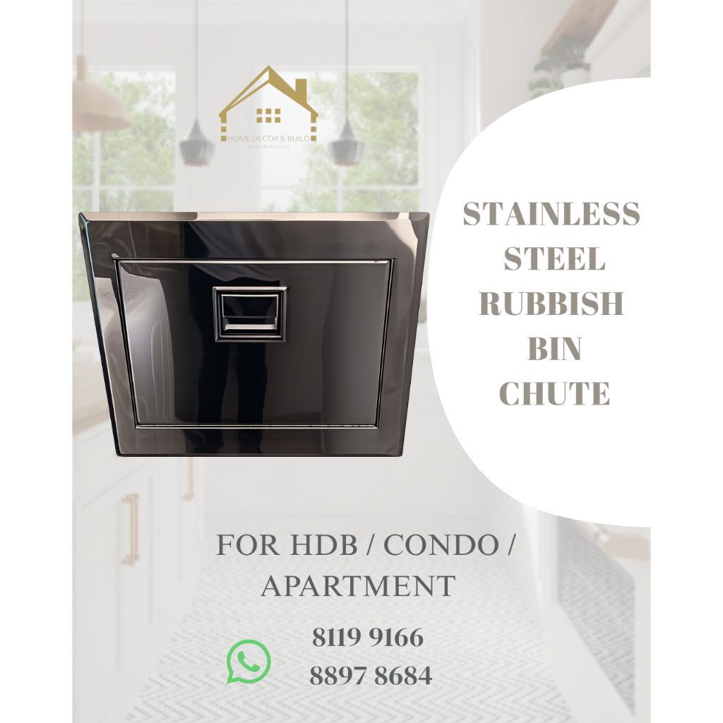 Supply + Installation / Replacement HDB / Condo Stainless Steel Rubbish ...