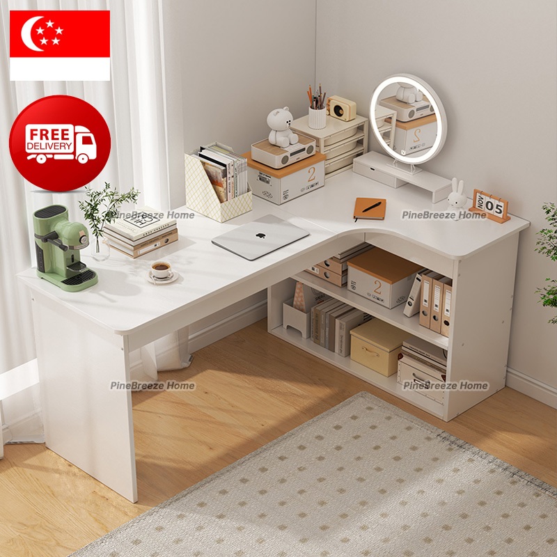 Minimalist Corner Desk Home Study Table Bedroom Girls Dressing Table ...