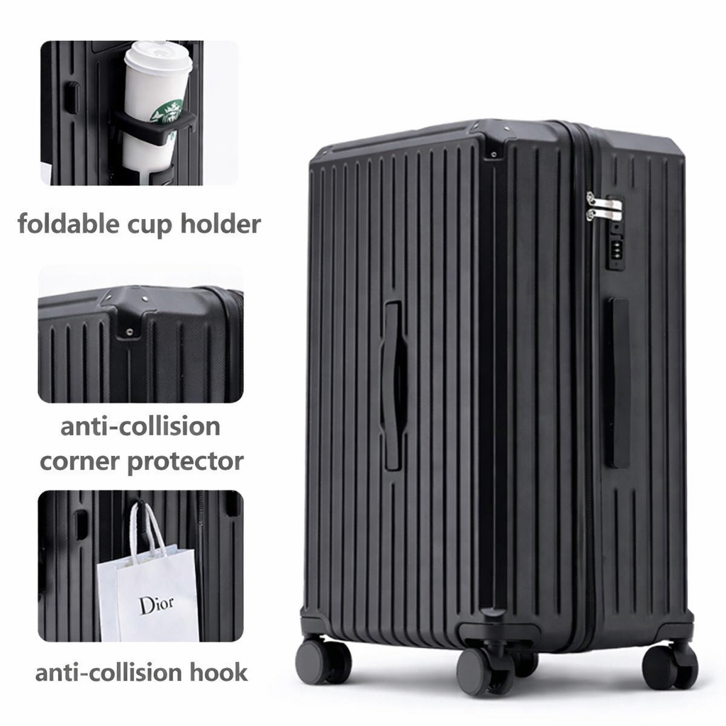 NextDay BE 20/26/32 Inch 3 Handle Luggage Lightweight Suitcase