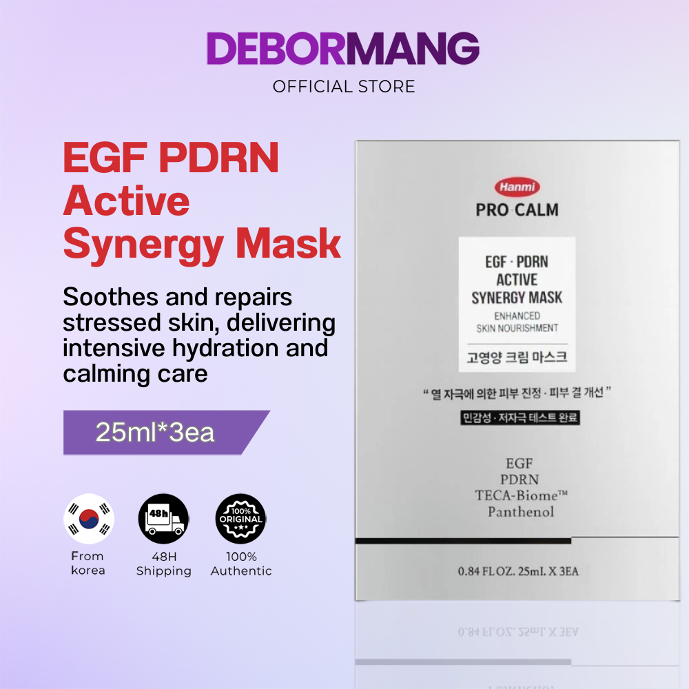 Hanmi Pro-Calm EGF PDRN Active Synergy Mask 25ml*3ea | K-Beauty Dual ...