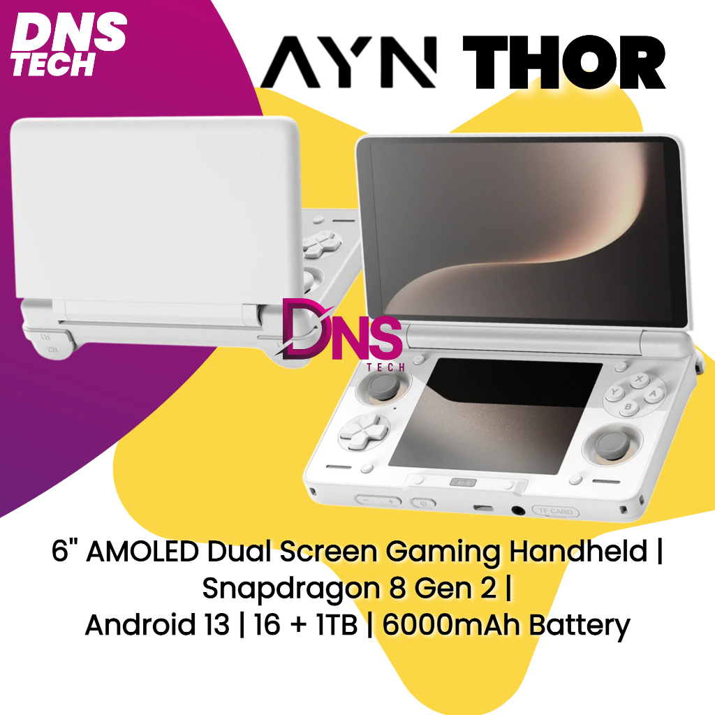PRE-ORDER】Handheld Gaming Console AYN Thor Max 16GB + 1TB 6