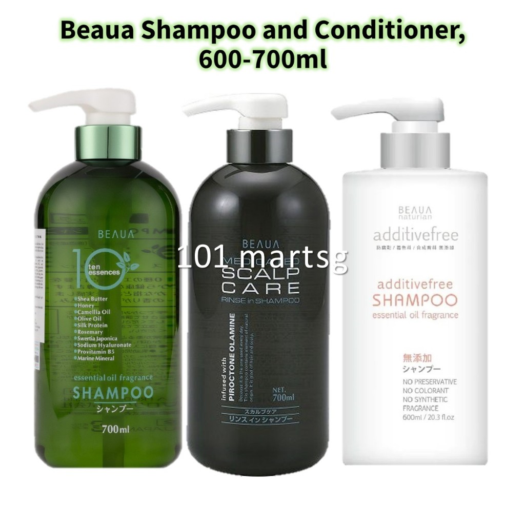 Beaua Additive Free/Ten Essences/Medicated Scalp Care Shampoo and
