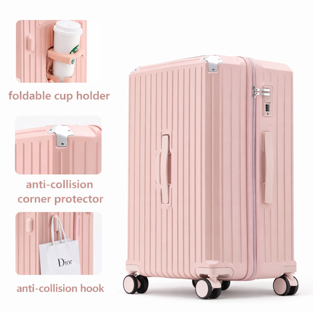 NextDay BE 20/26/32 Inch 3 Handle Luggage Lightweight Suitcase