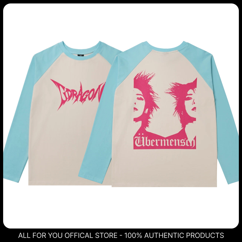 G-DRAGON] GD Ubermensch Raglan Long Sleeved T-Shirt, 2 colors