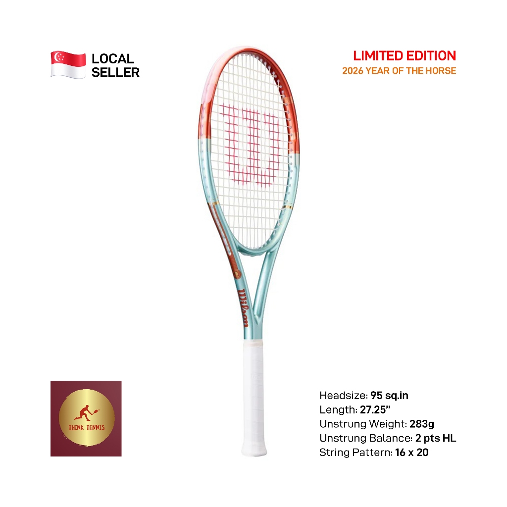 Wilson Ultra Tour 95 QZ V5 Year Of The Horse 2026 L2 (4 1/4