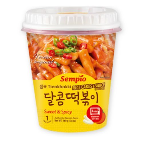 [Sempio] Toppoki Cup Sweet 160g 샘표 달콤떡볶이 컵 | Shopee Singapore