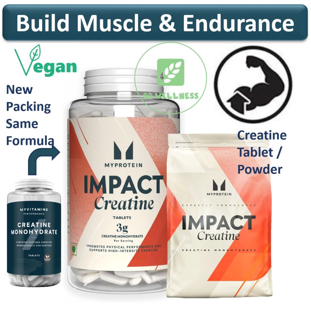 Myprotein Impact Creatine Powder Unflavored 250 grams /Creatine ...
